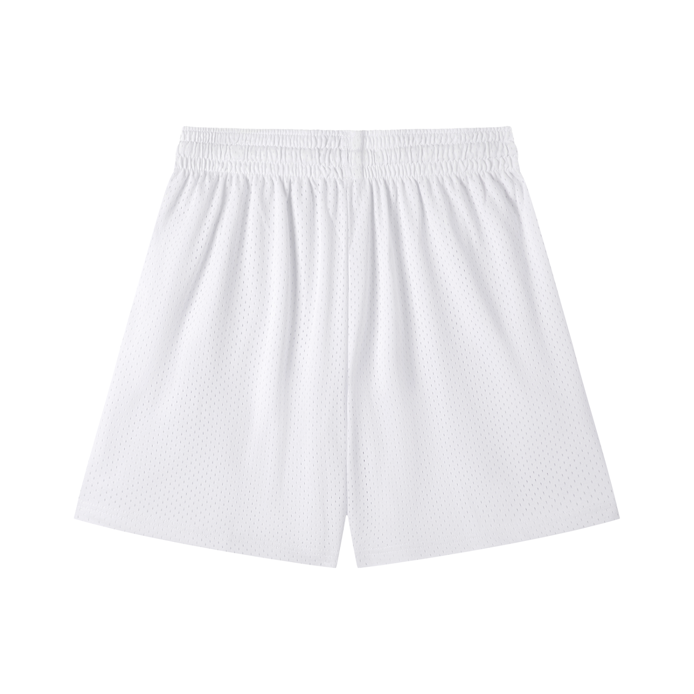 MESH DRAWSTRING SHORTS (OLD ENGLISH) BLACK