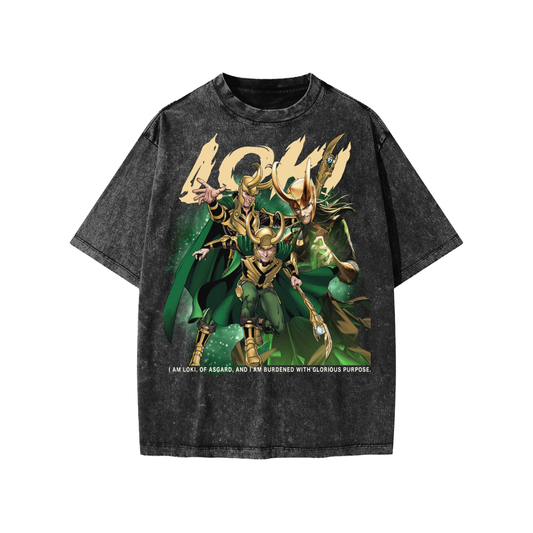 Snow Washed Kids' T-Shirt (LOKI)