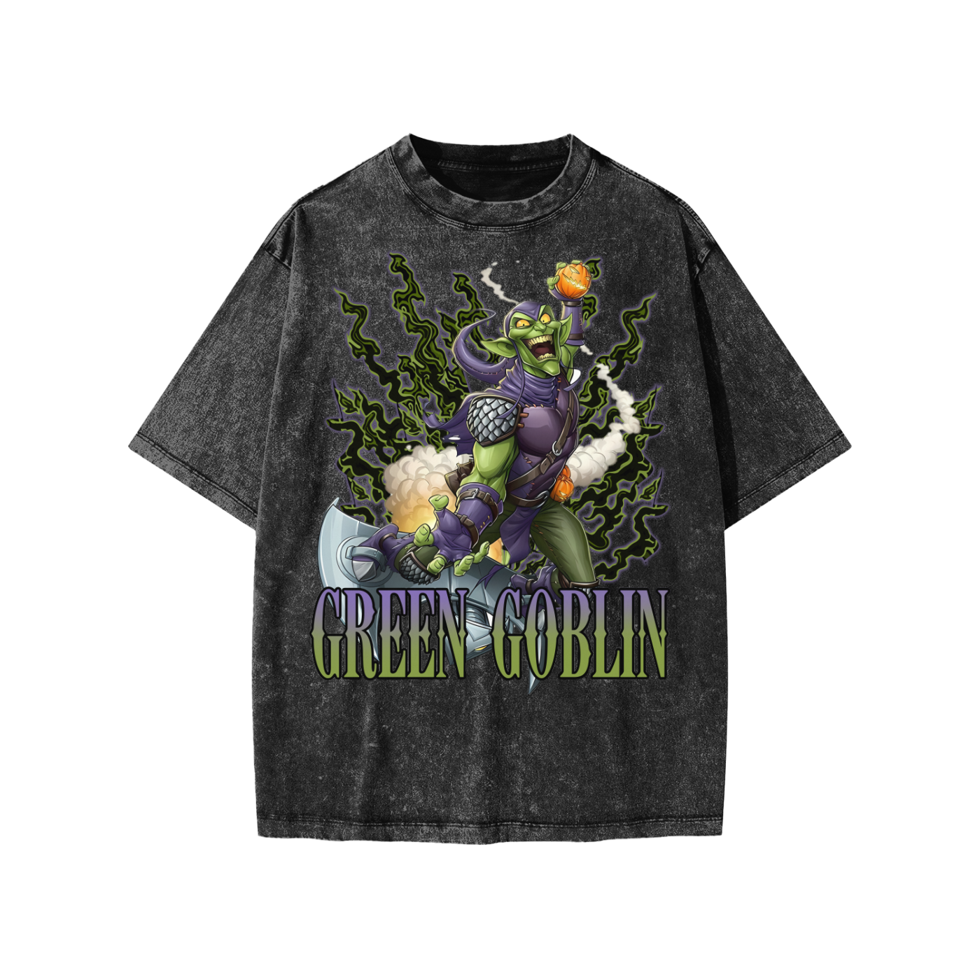 Snow Washed Kids' T-Shirt (GREEN GOBLIN)