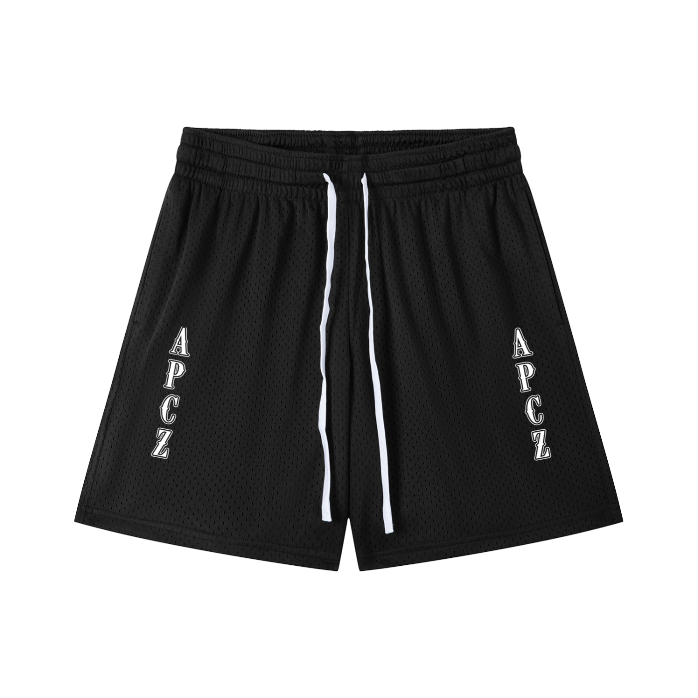 MESH DRAWSTRING SHORTS (APCZ) WHITE