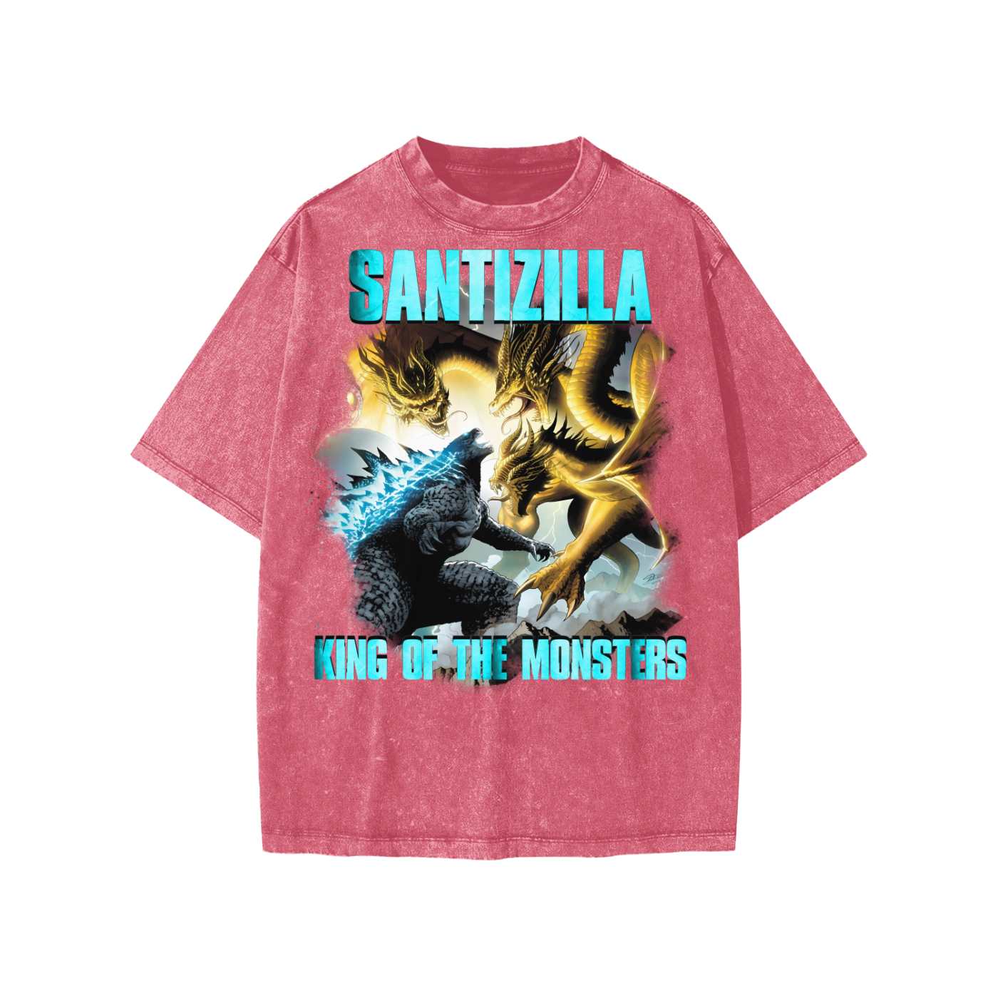 Snow Washed Kids' T-Shirt (SANTIZILLA)