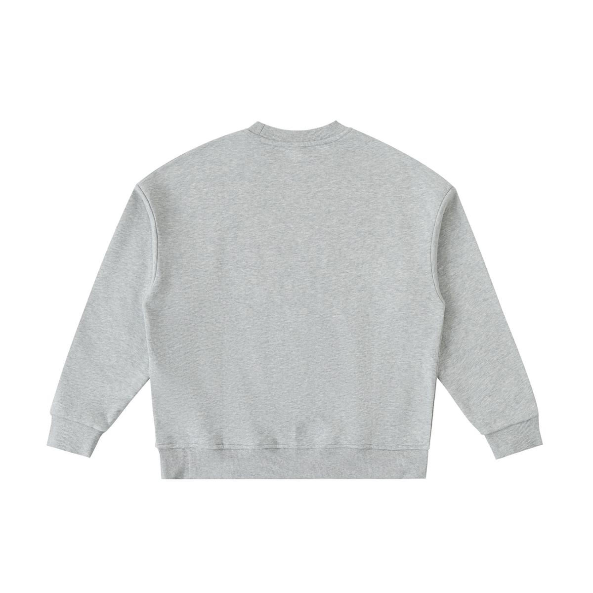 Essential Fleece Kids' Crewneck Sweatshirt (APCZ ROCK) BLACK