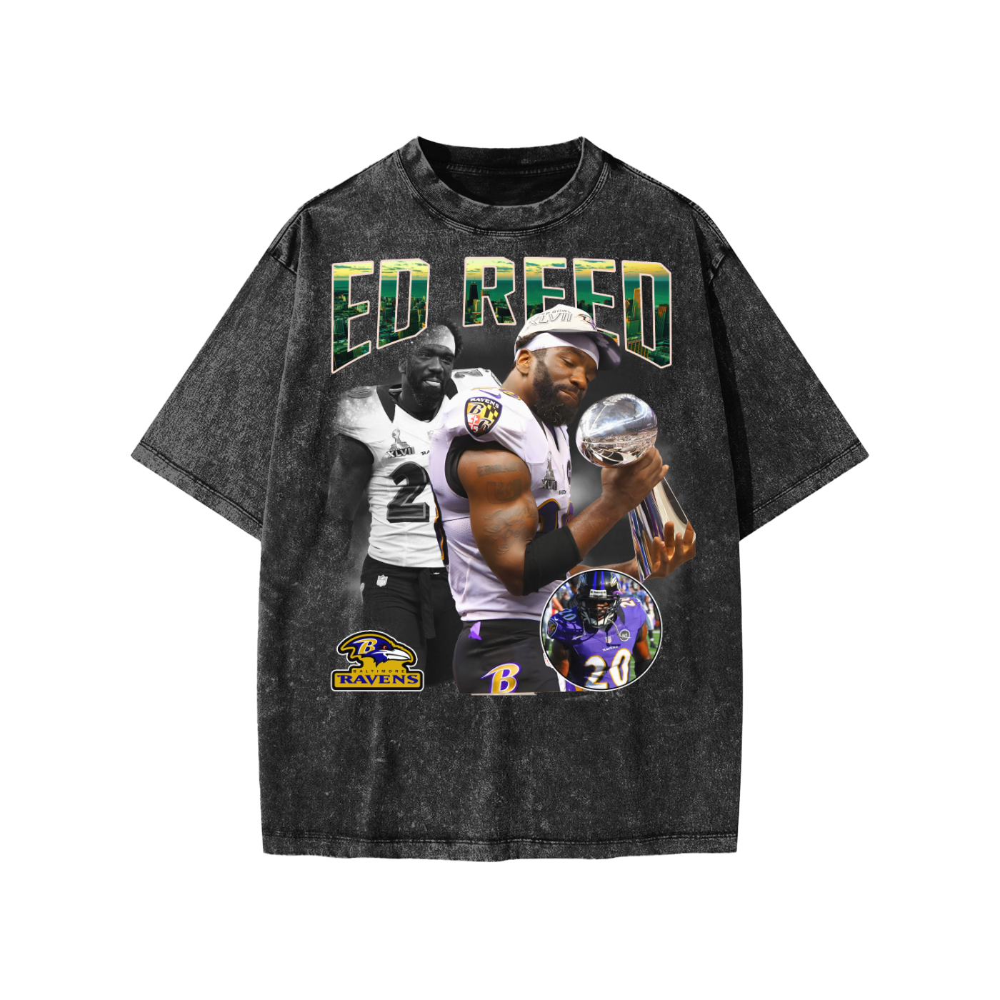 Snow Washed Kids' T-Shirt (ED REED)