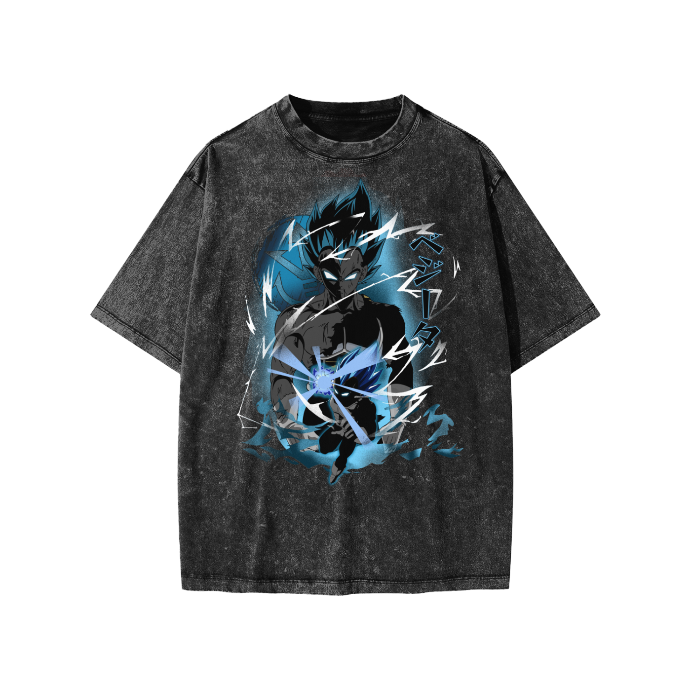 Snow Washed Kids' T-Shirt (SSJ BLUE VEGETA)