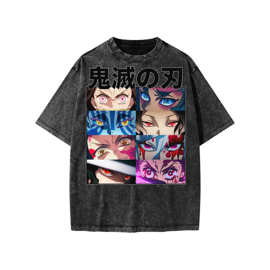 Snow Washed Kids' T-Shirt (DEMON SLAYER)
