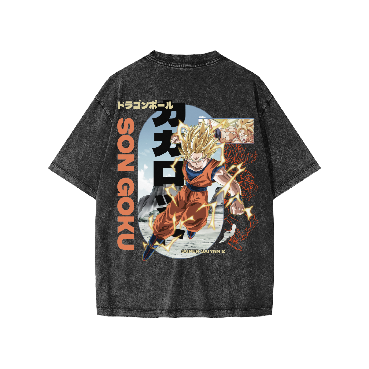 Snow Washed Kids' T-Shirt (SON GOKU)