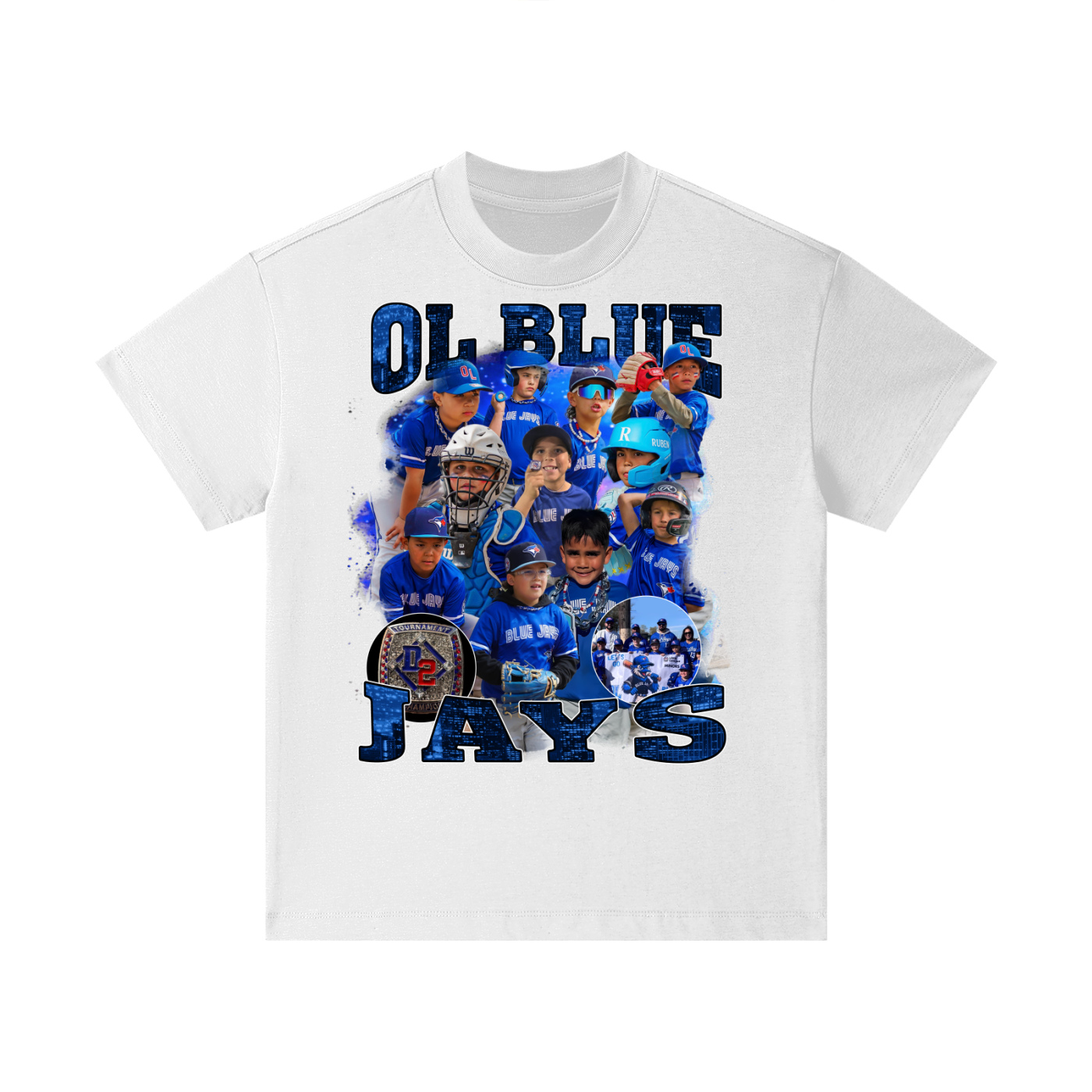 Pure Cotton Essential Kids T-Shirt (OL BLUE JAYS)