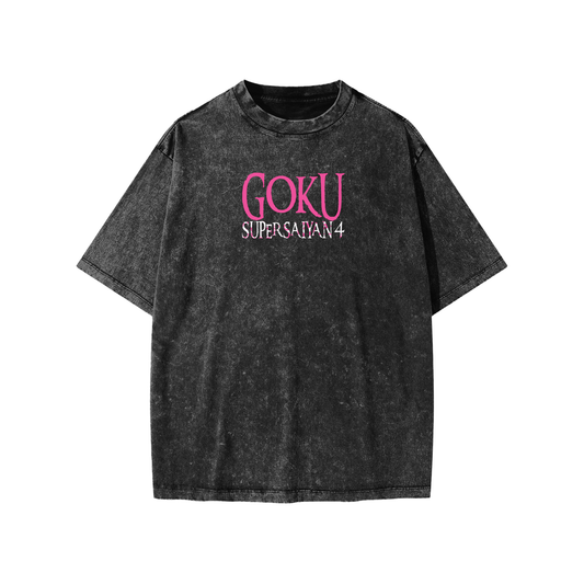 Snow Washed Kids' T-Shirt (SSJ 4 GOKU)