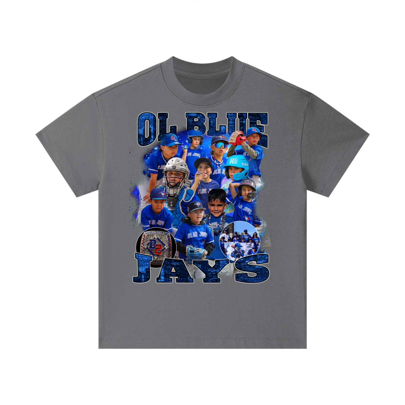 Pure Cotton Essential Kids T-Shirt (OL BLUE JAYS)
