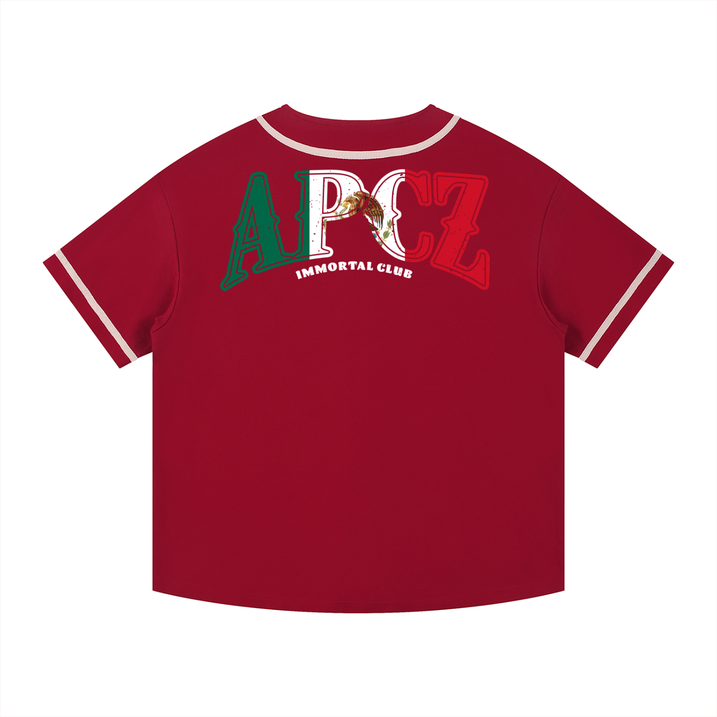 Piped Button-Up Jersey (MEXICO)