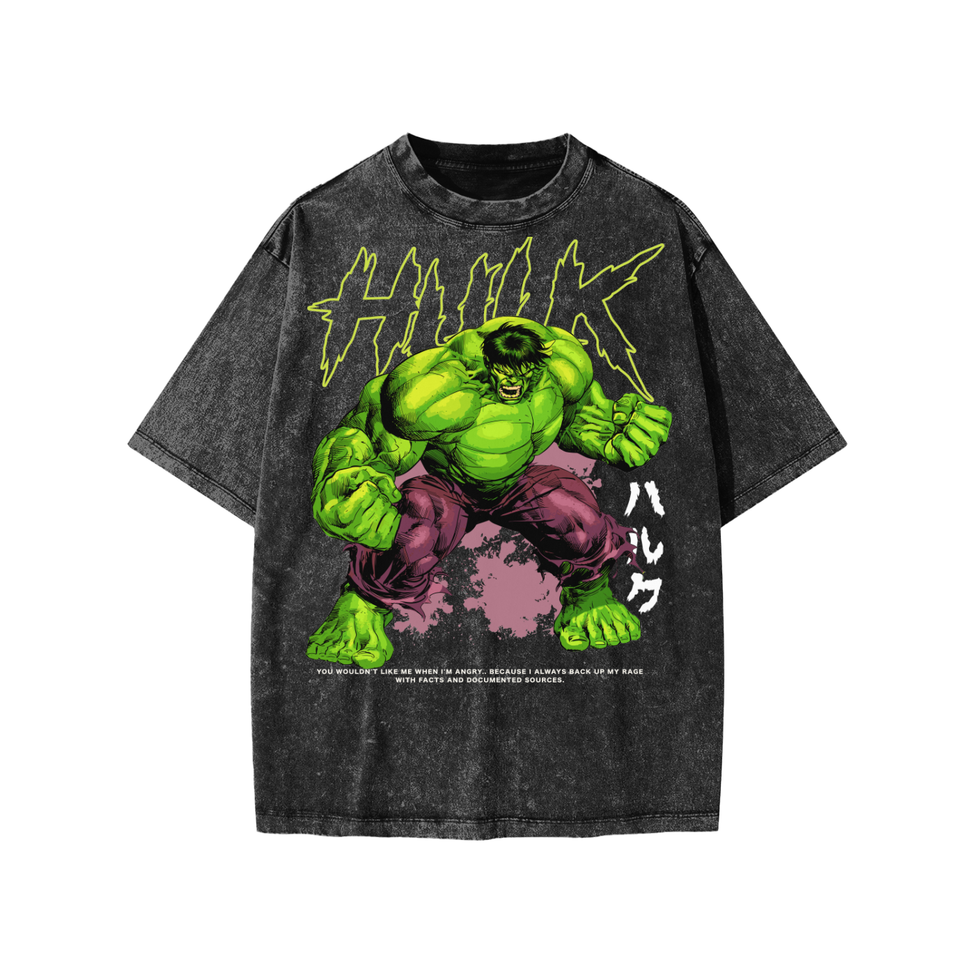 Snow Washed Kids' T-Shirt (HULK SMASH)