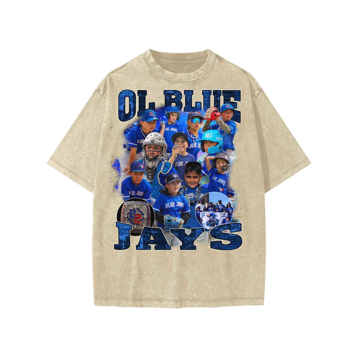 Snow Washed Kids' T-Shirt (OL BLUE JAYS)