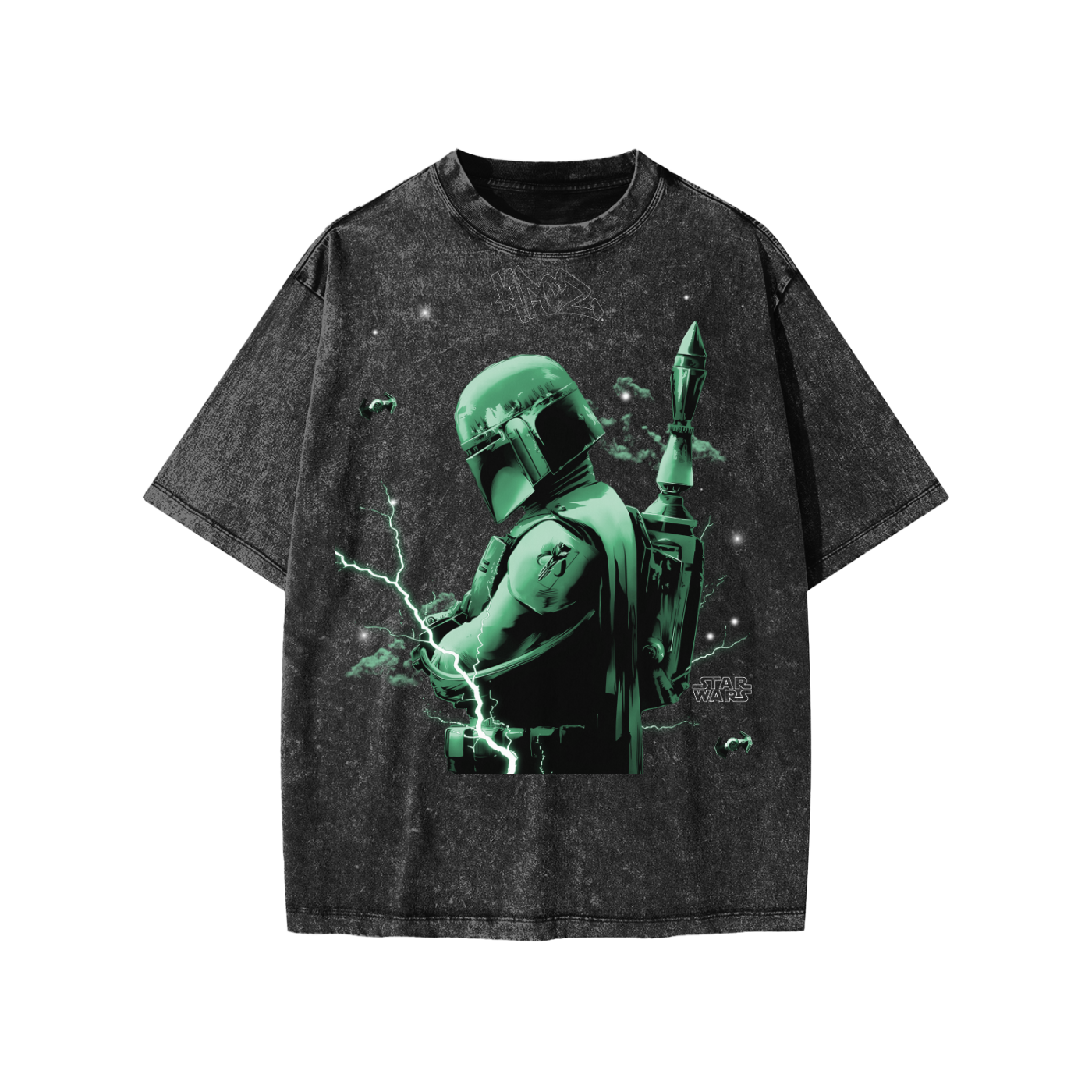 Snow Washed Kids' T-Shirt (BOBA FET)