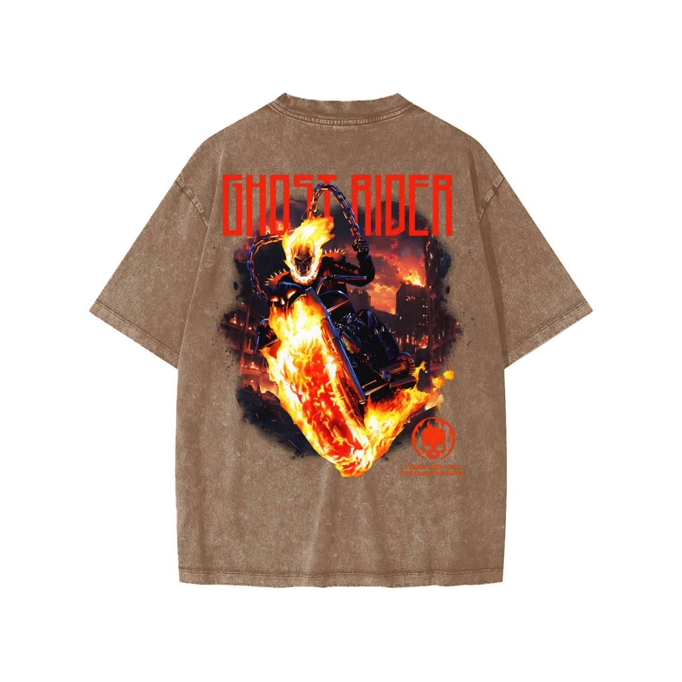 Snow Washed Kids' T-Shirt (GHOST RIDER)