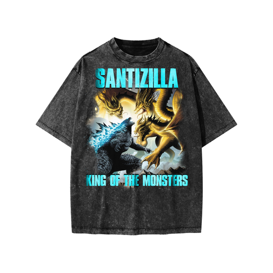 Snow Washed Kids' T-Shirt (SANTIZILLA)