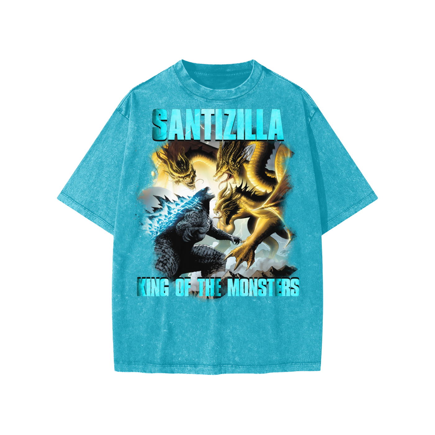 Snow Washed Kids' T-Shirt (SANTIZILLA)