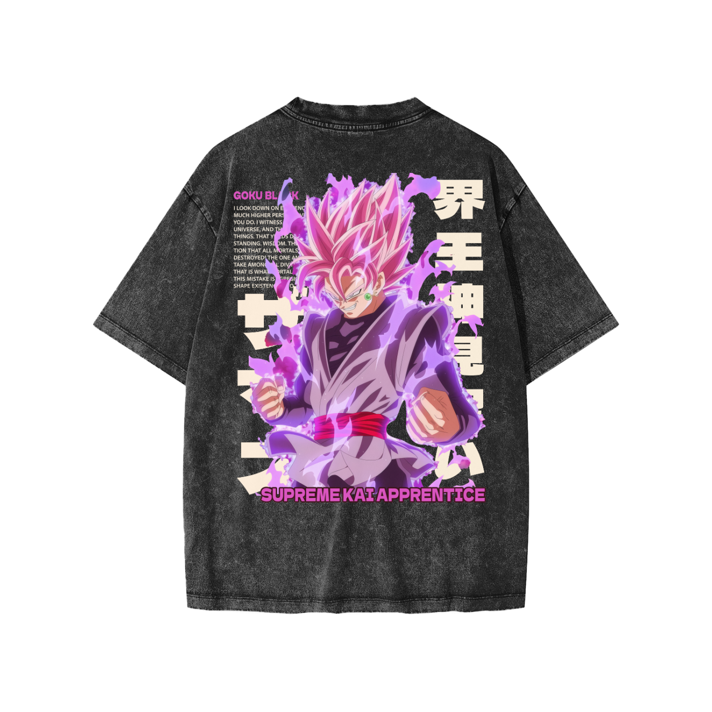 Snow Washed Kids' T-Shirt ( GOKU BLACK)