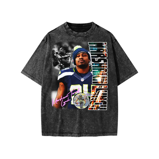 Snow Washed Kids' T-Shirt (MARSHAWN LYNCH) SEAHAWKS