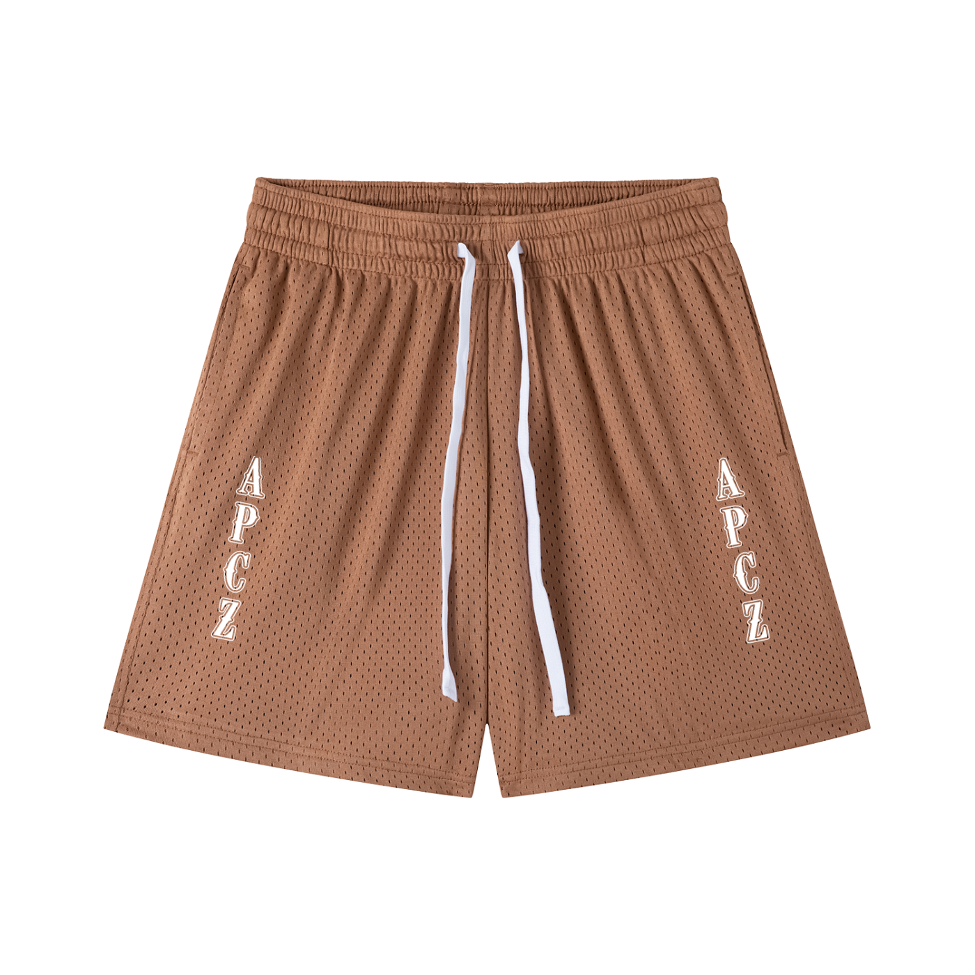 MESH DRAWSTRING SHORTS (APCZ) WHITE