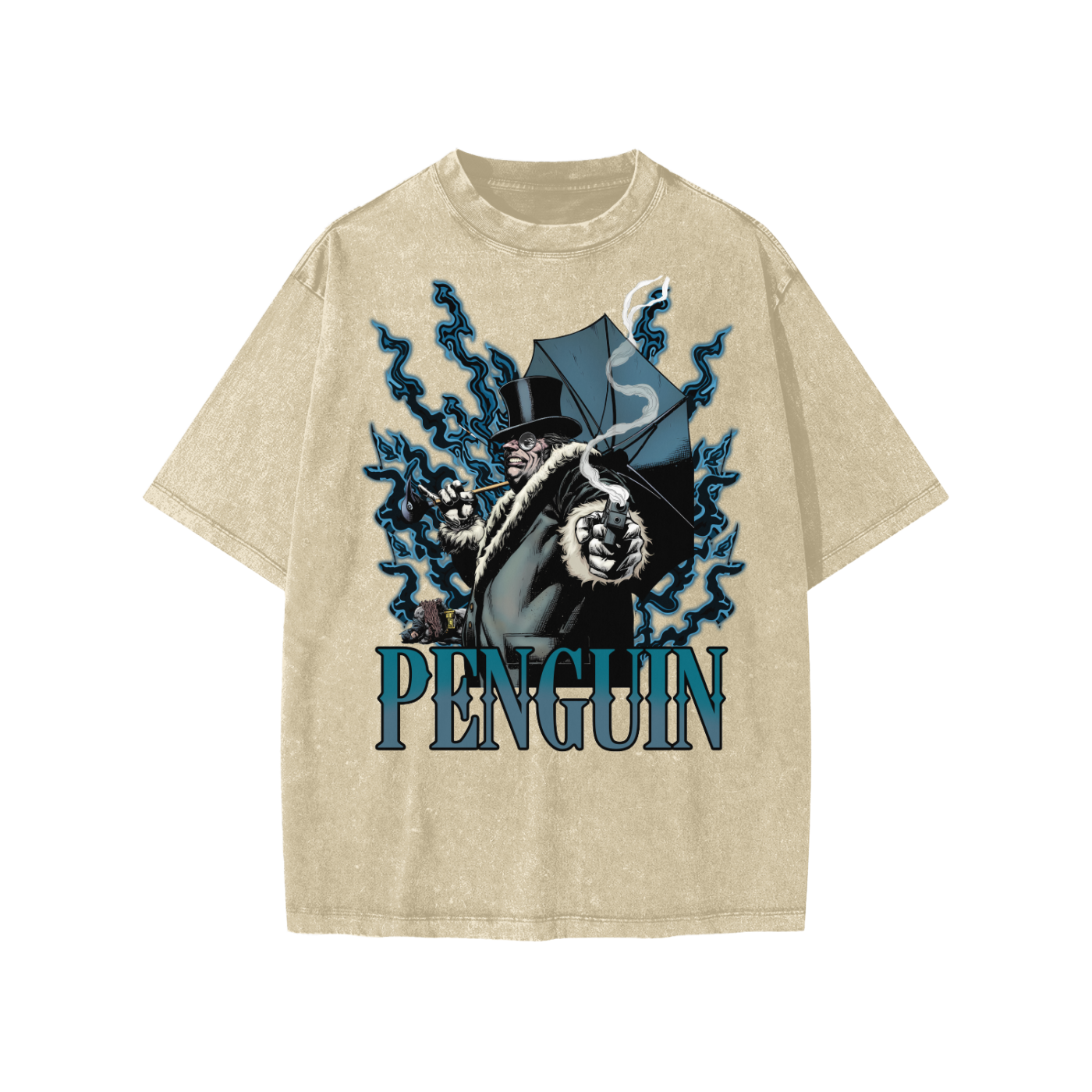 Snow Washed Kids' T-Shirt (PENGUIN)