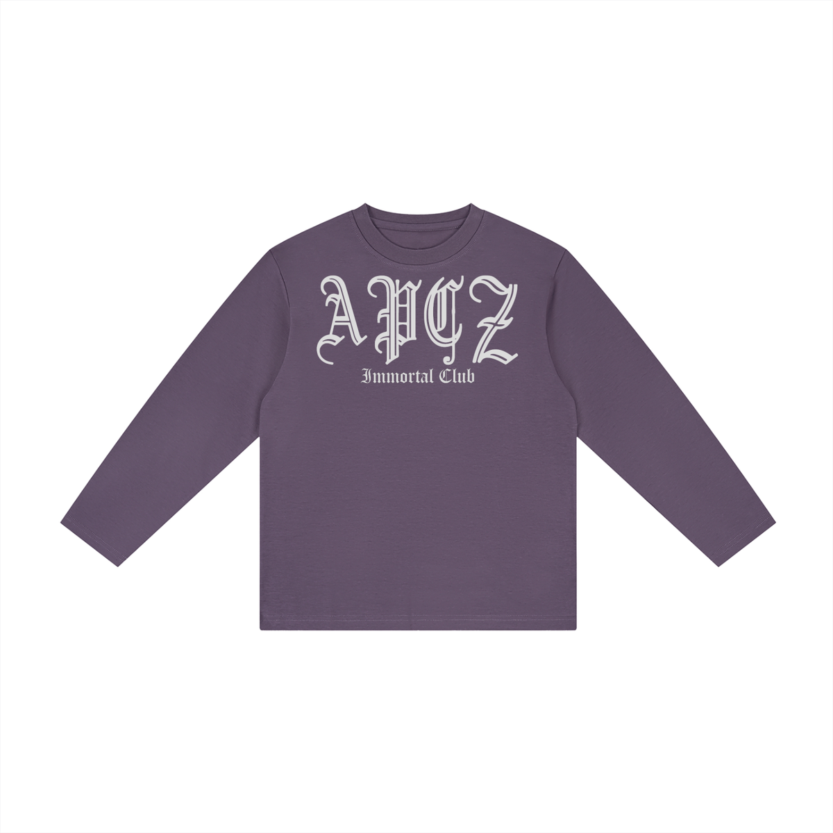 Kid's Drop Shoulder Long Sleeve T-Shirt (IMC OLD ENGLISH)