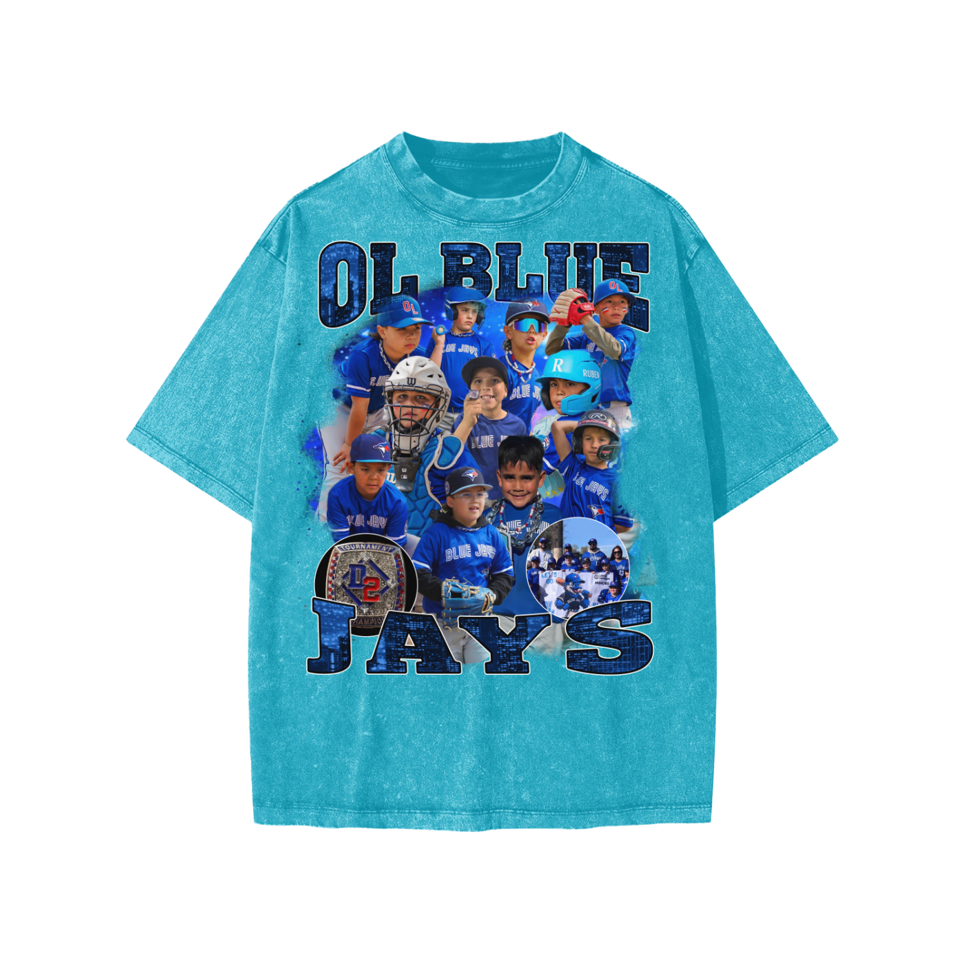 Snow Washed Kids' T-Shirt (OL BLUE JAYS)