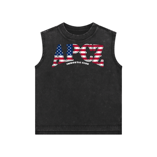 Snow Washed Kids' Tank Top (USA) Front (Size up 1-2)
