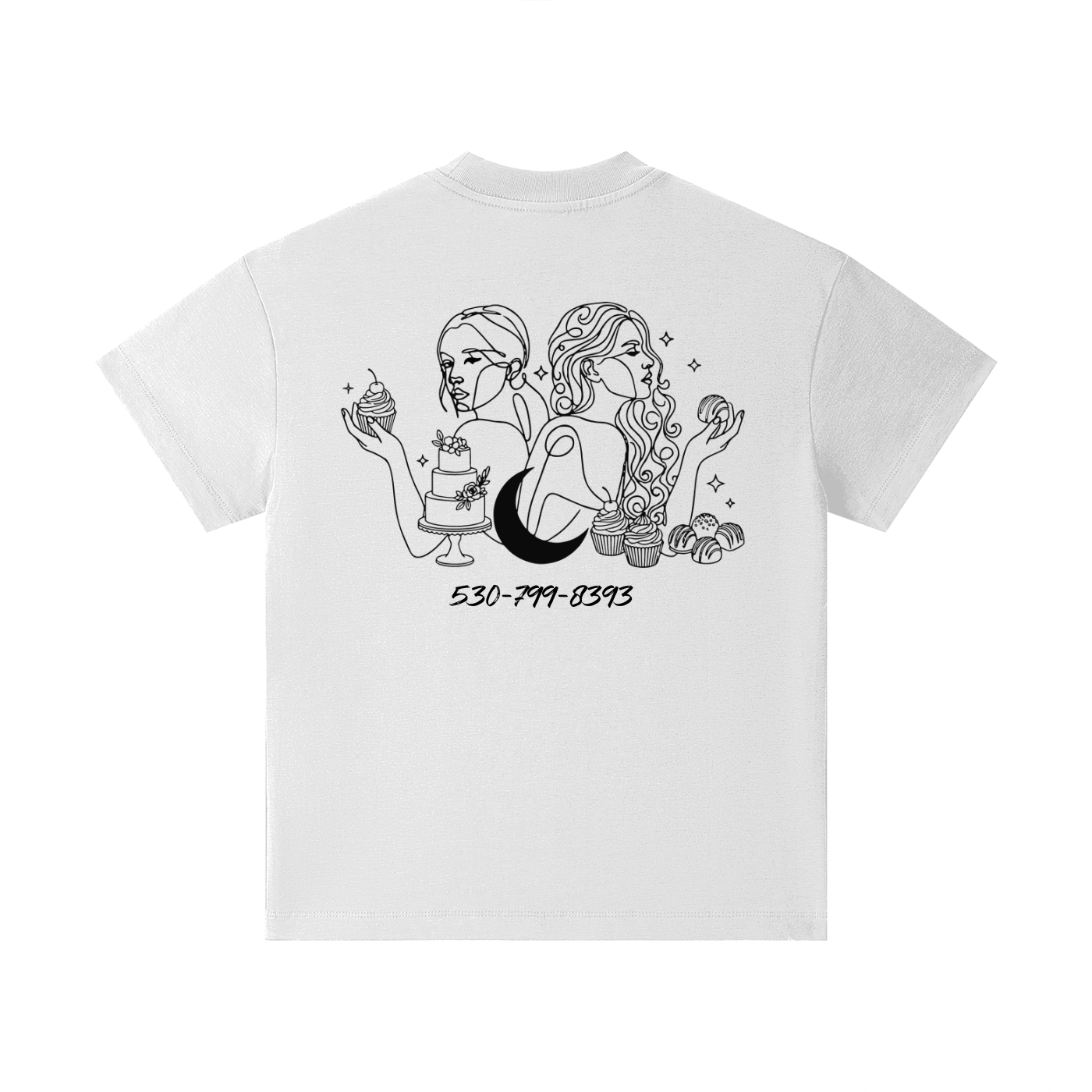 Pure Cotton Essential Kids T-Shirt (MOONS CAKES & TREATS)