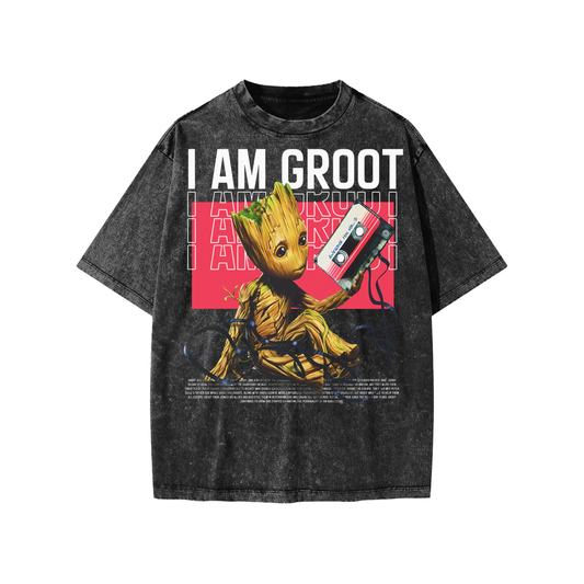 Snow Washed Kids' T-Shirt (BABY GROOT)