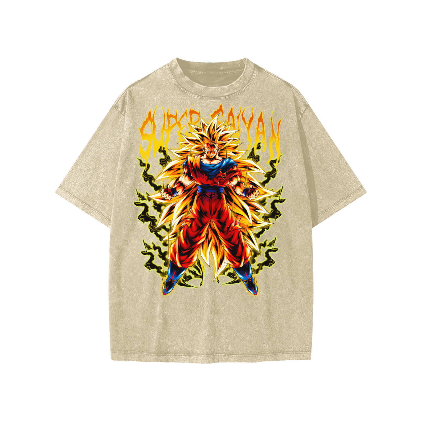 Snow Washed Kids' T-Shirt (SSJ 3 GOKU)