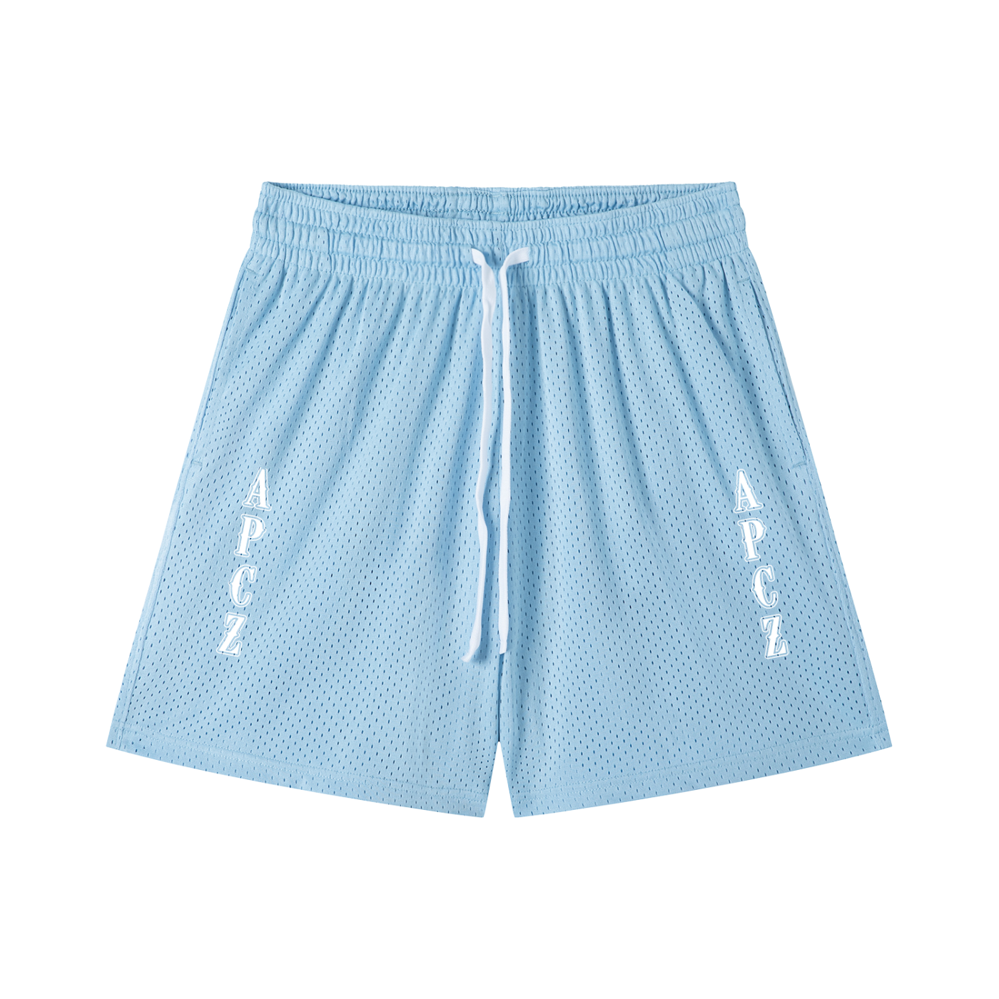 MESH DRAWSTRING SHORTS (APCZ) WHITE
