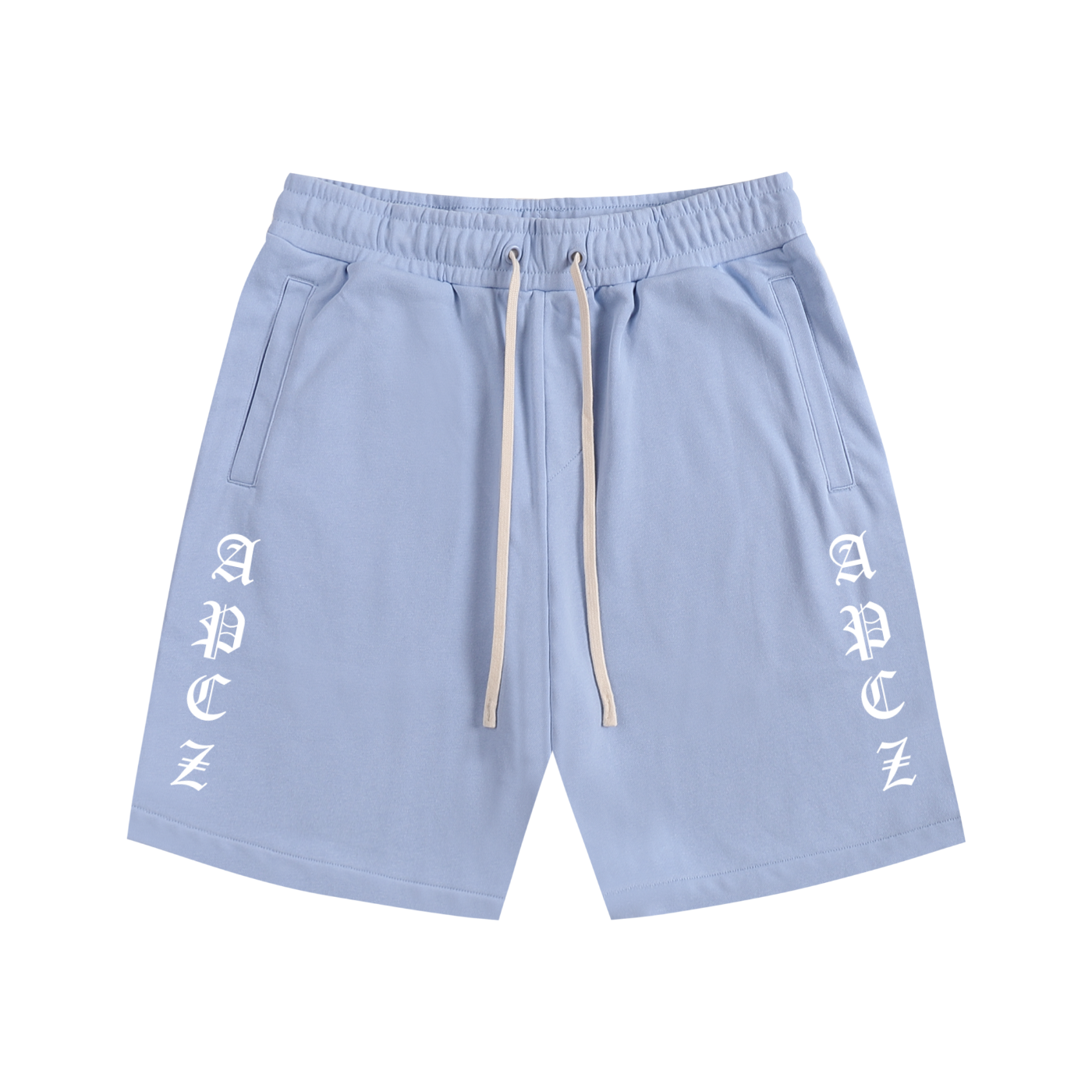Essential Cotton Shorts (OLD ENGLISH) WHITE