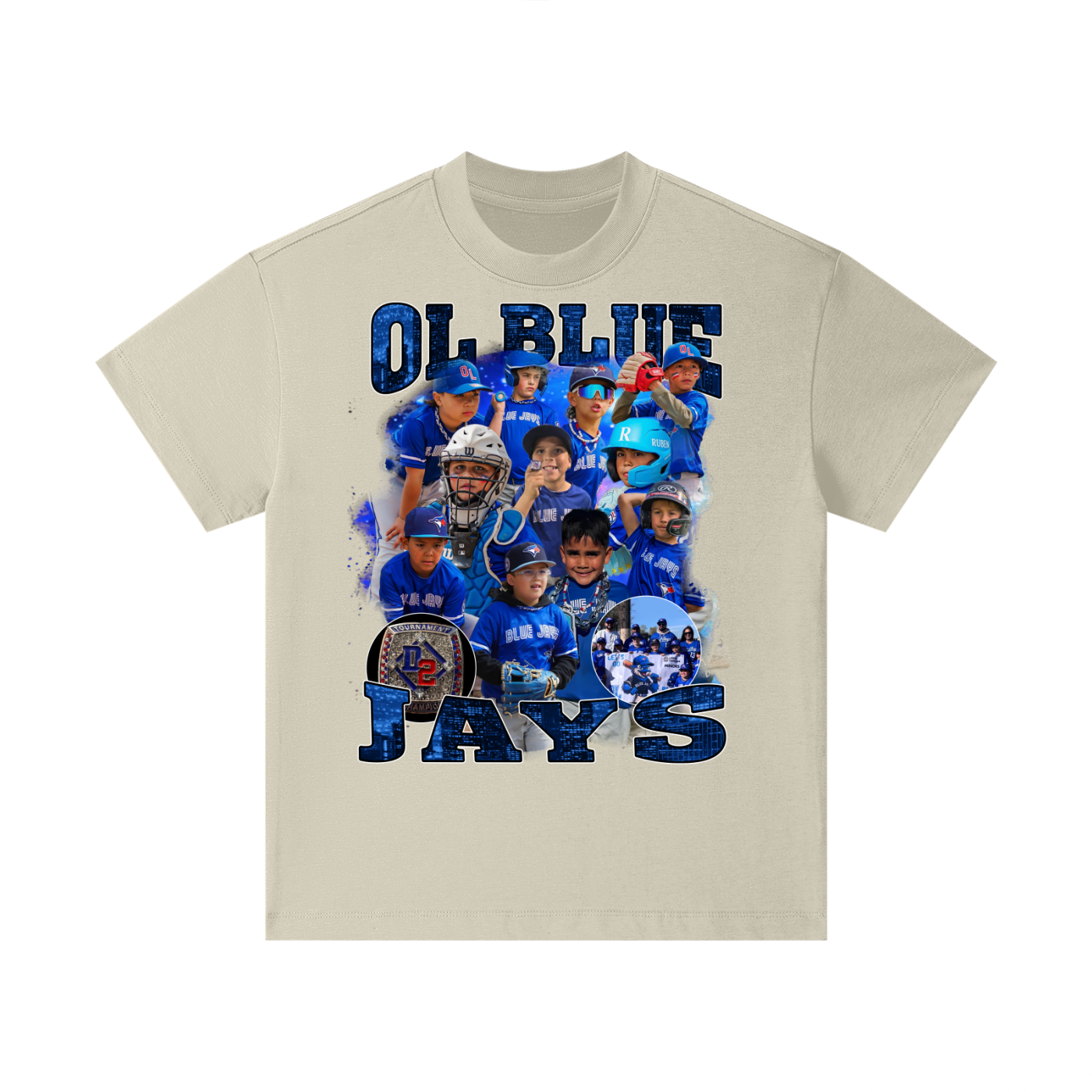Pure Cotton Essential Kids T-Shirt (OL BLUE JAYS)