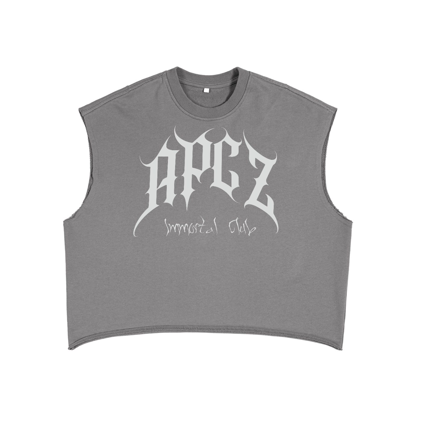IMMORTAL CLUB CUTOFF (WHITE)