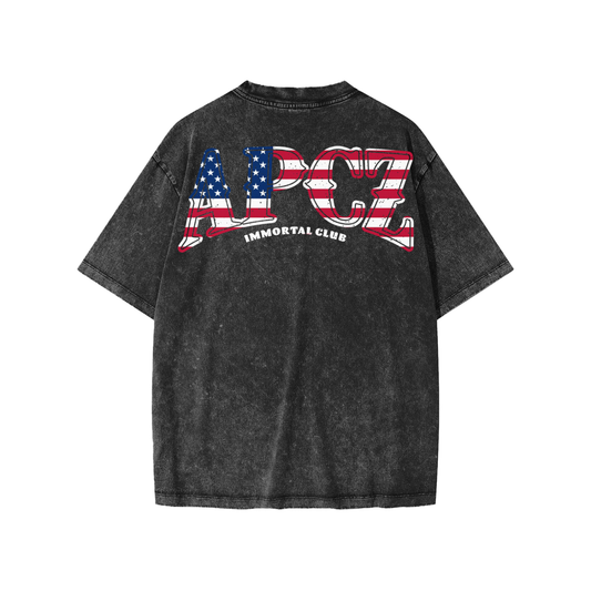 Snow Washed Kids' T-Shirt (USA) Back