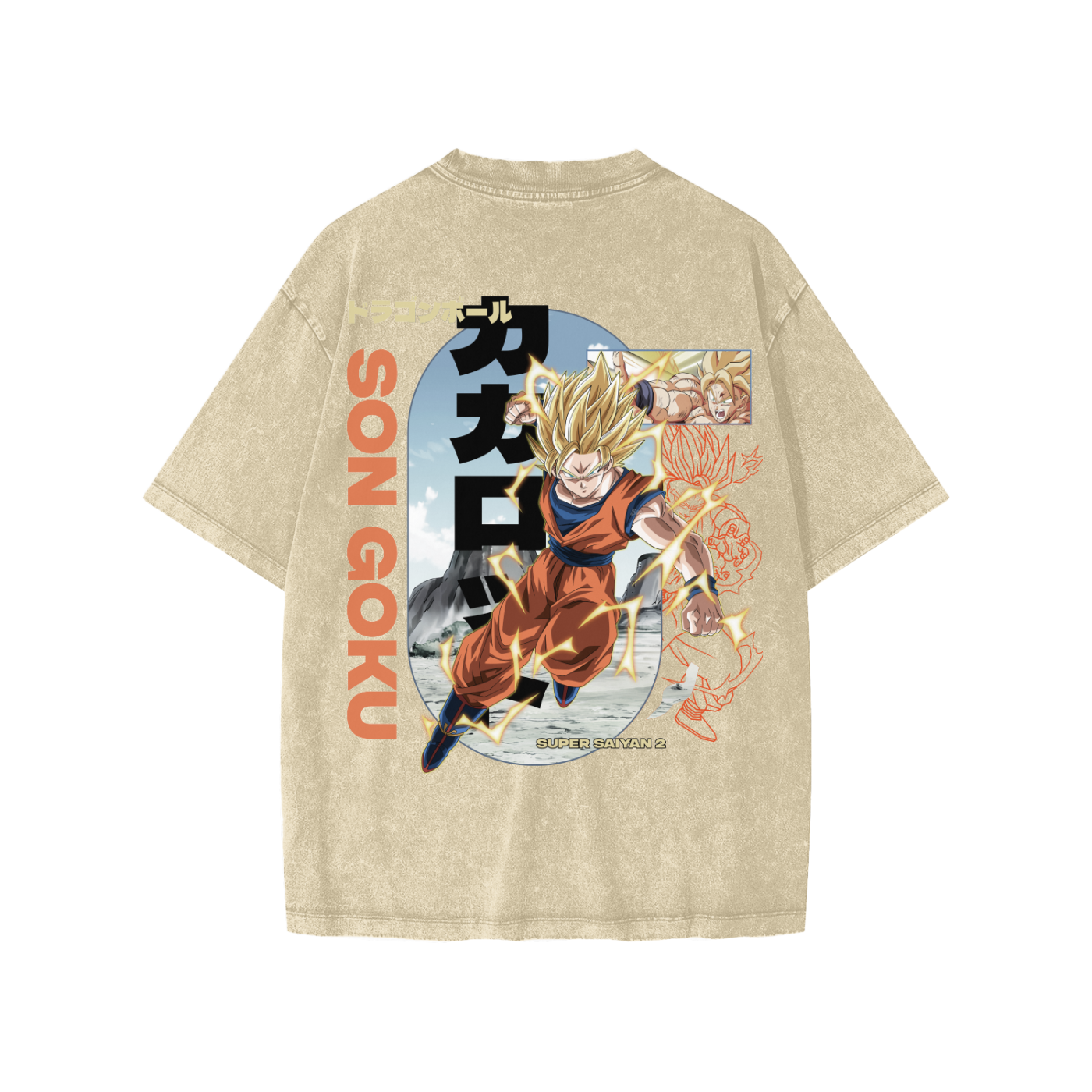 Snow Washed Kids' T-Shirt (SON GOKU)