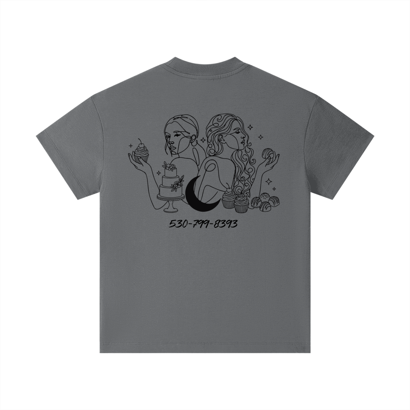 Pure Cotton Essential Kids T-Shirt (MOONS CAKES & TREATS)
