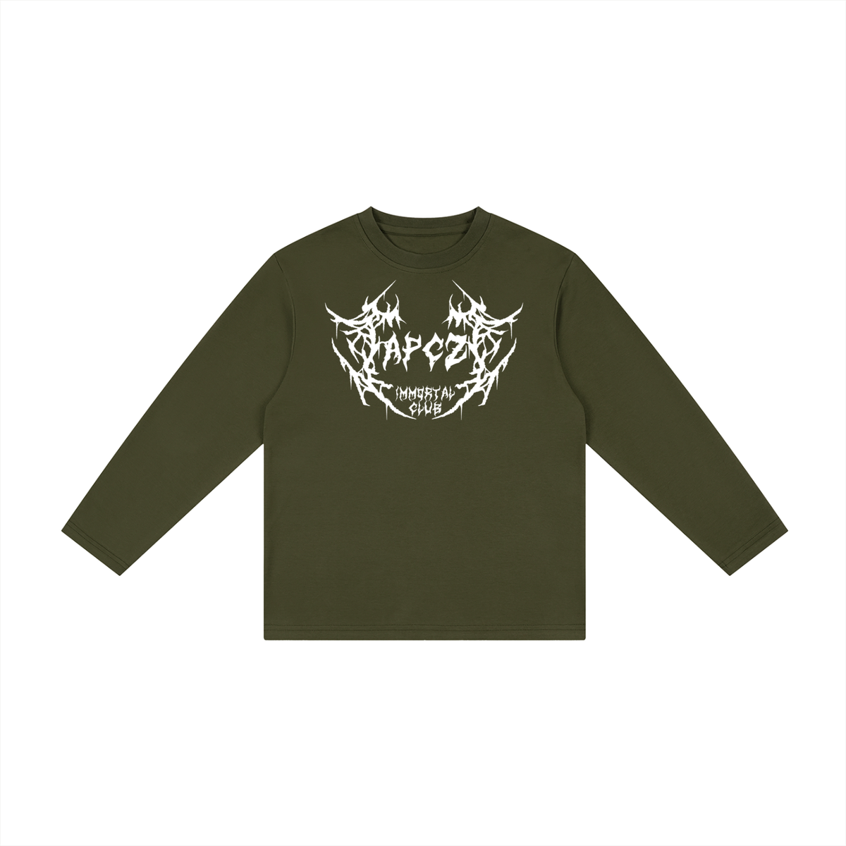 Kid's Drop Shoulder Long Sleeve T-Shirt (APCZ ROCK)