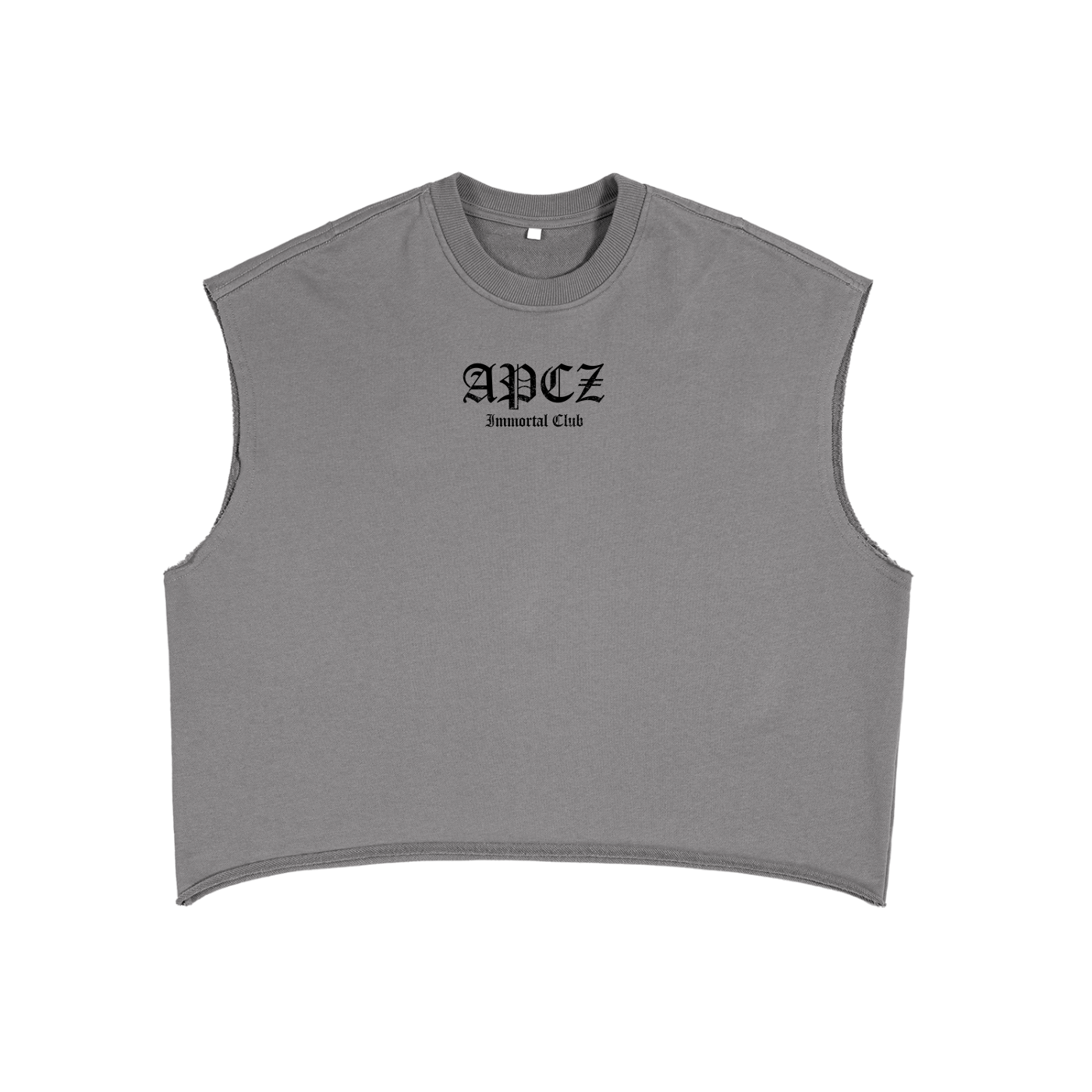 IMC OLDIE CUTOFF BLACK (FRONT/BACK)