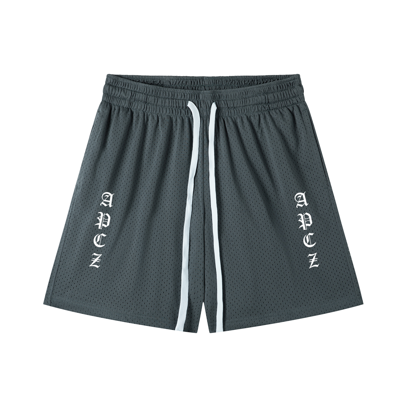 MESH DRAWSTRING SHORTS (OLD ENGLISH)