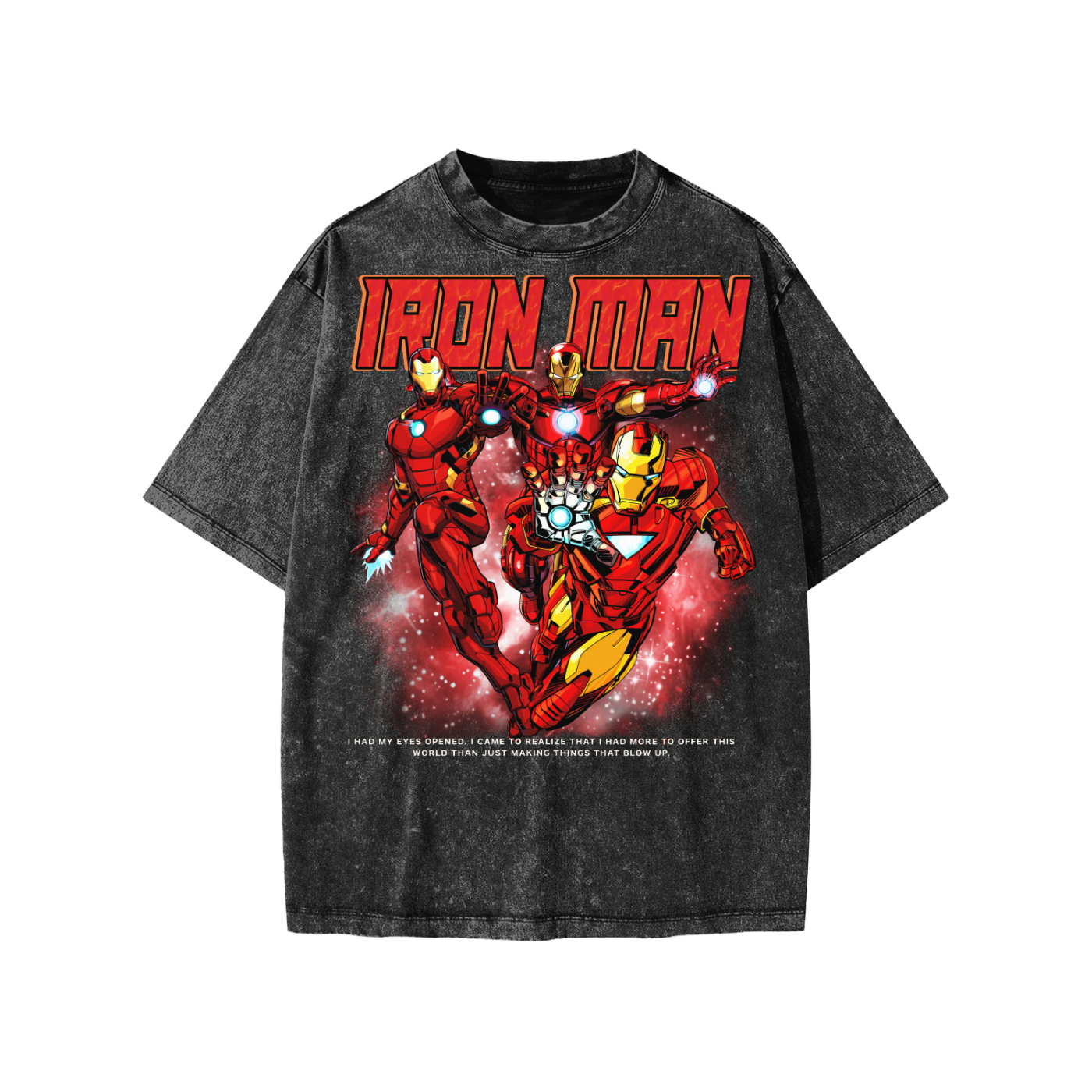 Snow Washed Kids' T-Shirt (IRON MAN)